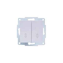 Переключатель проходной 2-кл. СП Vesna механизм бел. LEZARD 742-0288-106