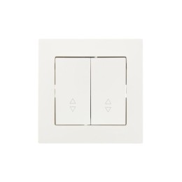 Переключатель проходной 2-кл. СП Vesna механизм жемчуж./бел. перламутр. LEZARD 742-3088-106