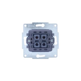 Переключатель проходной 2-кл. СП Vesna механизм крем. LEZARD 742-0388-106