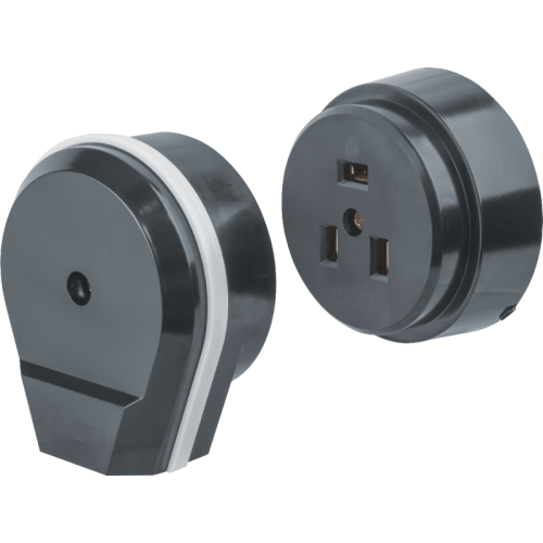 Розетка 14 348 NCA-C03-32A-250-BL IP20 черн. Navigator 14348