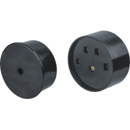 Розетка 14 349 NCA-C04-32A-380-BL IP20 черн. Navigator 14349