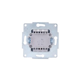 Переключатель проходной 1-кл. СП Vesna с индикацией механизм крем. LEZARD 742-0388-114