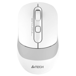 Мышь оптическая беспроводная Fstyler FB10C (2400dpi) BT/Radio USB (4but) бел./сер. A4TECH 1583792