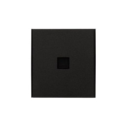 Розетка компьютерная СП STRONG MIELE RJ45 кат.6 антрацит Kranz KR-78-0724-5