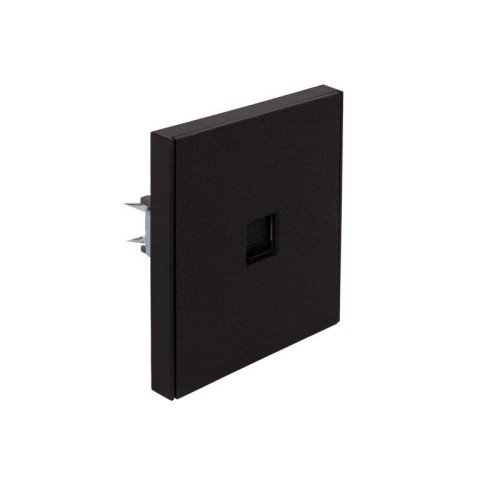 Розетка компьютерная СП STRONG MIELE RJ45 кат.6 антрацит Kranz KR-78-0724-5