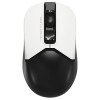 Мышь оптическая беспроводная Fstyler FB12 (1200dpi) BT/Radio USB (3but) бел./черн. A4TECH 1595332