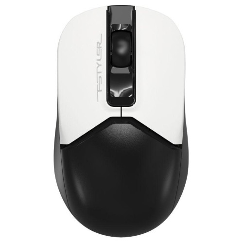 Мышь оптическая беспроводная Fstyler FB12 (1200dpi) BT/Radio USB (3but) бел./черн. A4TECH 1595332