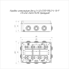 Коробка огнестойкая 260х175х90 о/п 40-0330-FR6.0-4-16-Р Е15-Е60 RAL2004 Промрукав 40-0330-FR6.0-4-16