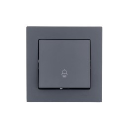 Механизм кнопки звонка СП VESNA графит LEZARD 742-3488-103