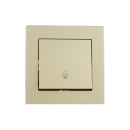 Механизм кнопки звонка СП VESNA титан LEZARD 742-3788-103