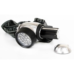 Фонарь налобный LED 5353 19LED 4 режима 3хR03 металлик Ultraflash 10262