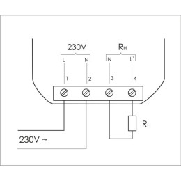 Реле напряжения CP-703 (однофазный; контроль верхнего и нижнего значений напряжения установка в монт