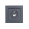 Розетка компьютерная 1-м СП Vesna механизм графит LEZARD 742-3488-140