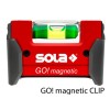 Уровень компактный магнитный GO! Magnetic с креплением 1 глазок точн. 0.75мм/м SOLA 01621201