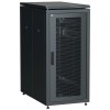 Шкаф сетевой 19дюйм LINEA N 28U 600х1000мм перфорированная передняя дверь черн. ITK LN05-28U61-P