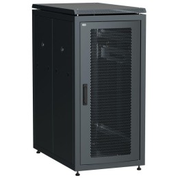 Шкаф сетевой 19дюйм LINEA N 28U 600х1000мм перфорированная передняя дверь черн. ITK LN05-28U61-P