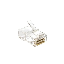 Коннектор RJ-45 под витую пару категория 5e неэкранированный универсальный (уп.100шт) SYSMATRIX PLUG