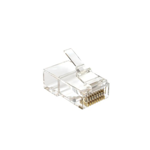 Коннектор RJ-45 под витую пару категория 5e неэкранированный универсальный (уп.100шт) SYSMATRIX PLUG