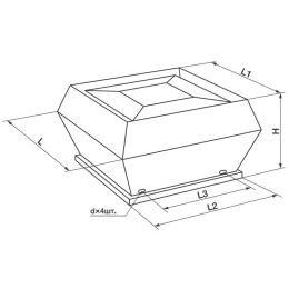 Вентилятор крышный RMVE 220/400-2 VIM SHUFT НС-1117510