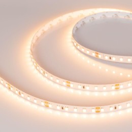Лента светодиодная RT-A120-8mm 24V Warm 2700К 9.6Вт/м IP20 2835 открыт. (уп.50м) Arlight 024572(2)