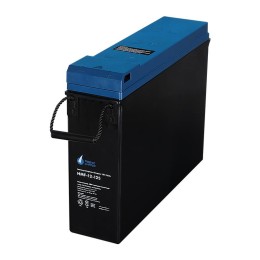 Батарея аккумуляторная HMF-12-125 свинцово-кислотная фронт-терминальная корпус из негорючего пластик