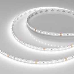 Лента светодиодная RT-A128-8mm 24V White 6000К 9.6Вт/м IP20 2835 высок. эффект. 150лм/Вт (уп.5м) Arl