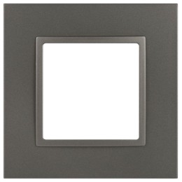 Рамка 1-м Elegance 14-5011-16 Classic для розеток и выключателей титан Эра Б0065823