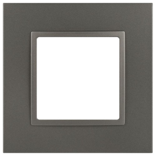 Рамка 1-м Elegance 14-5011-16 Classic для розеток и выключателей титан Эра Б0065823