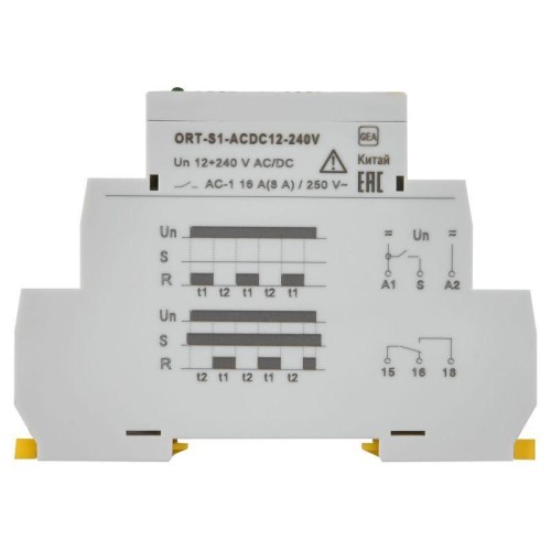 Реле циклическое ORT 1 контакт 12-240В AC/DC IEK ORT-S1-ACDC12-240V