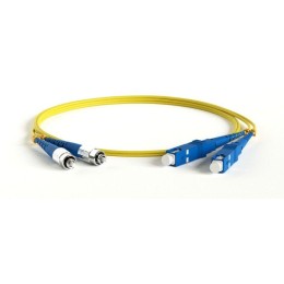 Патч-корд FC-D2-9-FC/UR-SC/UR-H-5M-LSZH-YL волоконно-оптический (шнур) SM 9/125 (OS2) SC/UPC-FC/UPC