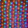 Гирлянда светодиодная "Сеть" 2х3м 432LED мультиколор 40Вт 220-240В IP67 провод каучук черн. Neon-Nig