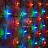 Гирлянда светодиодная "Сеть" 2х3м 432LED мультиколор 40Вт 220-240В IP67 провод каучук черн. Neon-Nig