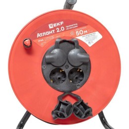 Удлинитель на катушке 4х50м с заземл. 16А IP44 Атлант 2.0 3.5кВт КГ 3х1.5 PROxima EKF UKA02-16-315R-