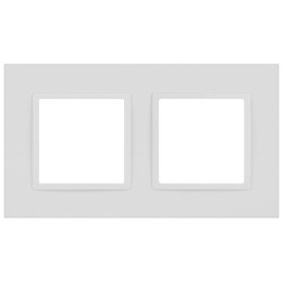 Рамка 2-м Elegance 14-5012-01М Classic для розеток и выключателей матов. бел. Эра Б0065824