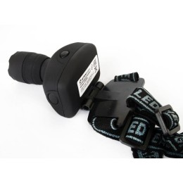 Фонарь налобный LED 5354 1Вт LED ZOOM 3 режима 3хR03 сер. Ultraflash 11549