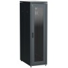 Шкаф сетевой 19дюйм LINEA N 33U 600х1000мм стеклянная передняя дверь задняя перфорированная черн. IT