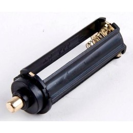 Фонарь аккумуляторный E142 CREE 3Вт фокус 3 режима 220В пластик. черн. (бокс) Ultraflash 12187