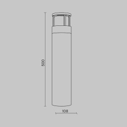 Светильник Wolseley Road 6Вт 3000К IP54 ландшафтный Maytoni O011FL-L6B