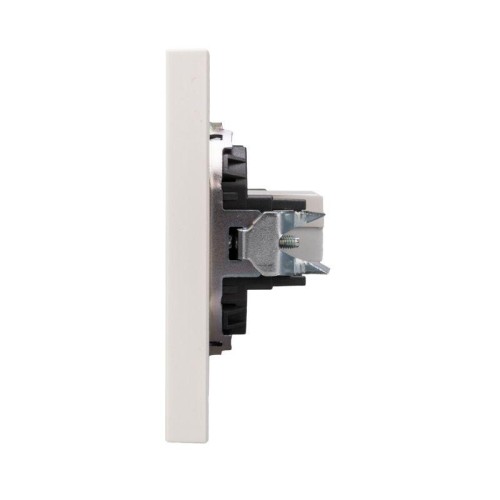 Розетка компьютерная СП STRONG MIELE RJ45 кат.6 жемчуг Kranz KR-78-0724-4