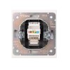 Розетка компьютерная СП STRONG MIELE RJ45 кат.6 жемчуг Kranz KR-78-0724-4