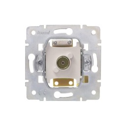 Розетка телевизионная оконечная TV 1-м СП Vesna механизм жемчуж./бел. перламутр LEZARD 742-3088-130