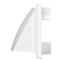 Выход стенной вытяжной с обратным клапаном 150х150 с фланцем D125 ASA бел. ERA 1515К12.5ФВ