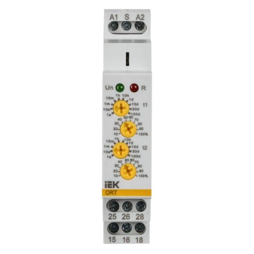 Реле циклическое ORT 2 контакта 230В AC IEK ORT-S2-AC230V