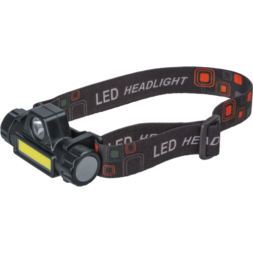 Фонарь аккумуляторный налобный 14 661 NPT-H25-ACCU 1CREE LED 5Вт + 1COB LED 3Вт аккум. Li-ion 1.2А.ч