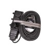 Удлинитель на каучуковой колодке 3х15м 16А IP44 250В 4кВт каучук КГ 3х2.5 черн. УХз16 Россия КОСМОС