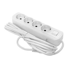 Удлинитель 4х2м с заземл. 16А IP20 Эксперт 3.0кВт с выкл. ПВС 3х1 PROxima EKF UBA16-310-4-02i