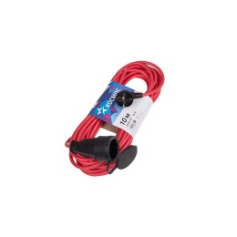 Удлинитель-шнур 1х10м 16А IP44 220В 3.5кВт ПВС 2х1.5 УХ16 Россия КОСМОС YSHKsm10m-1g(16A)S