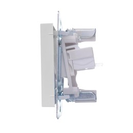 Розетка компьютерная 2-м СП Vesna механизм бел. LEZARD 742-0288-141