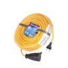 Удлинитель-шнур 1х50м 16А IP44 220В 3.5кВт ПВС 2х1.5 УХ16 Россия КОСМОС YSHKsm50m-1g(16A)S