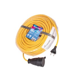 Удлинитель-шнур 1х50м 16А IP44 220В 3.5кВт ПВС 2х1.5 УХ16 Россия КОСМОС YSHKsm50m-1g(16A)S